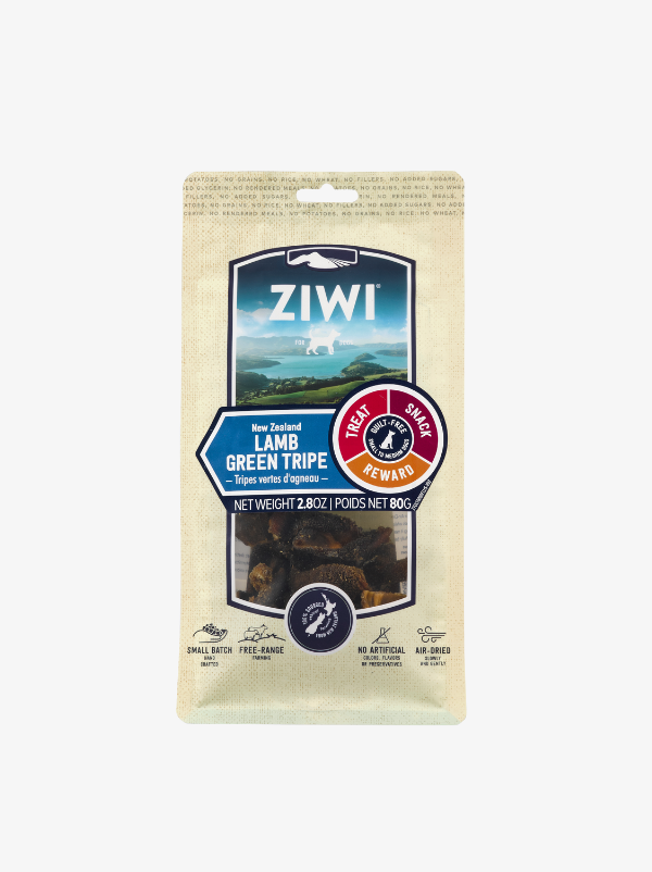 Ziwi Single Protein Air Dried Dog Treats (Lamb Green Tripe 80g) Ziwi Single Protein Air Dried Dog Treats (Lamb Green Tripe 80g)