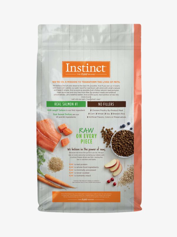 37 Instinct Be Natural Real Salmon & Brown Rice Recipe Dry Dog Food 4.5lb