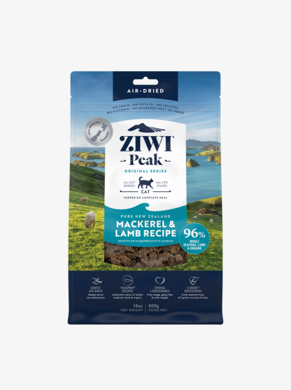 Ziwi Peak Originals Air Dried Cat Food 400g (Mackerel & Lamb) Ziwi Peak Originals Air Dried Cat Food 400g (Mackerel & Lamb)