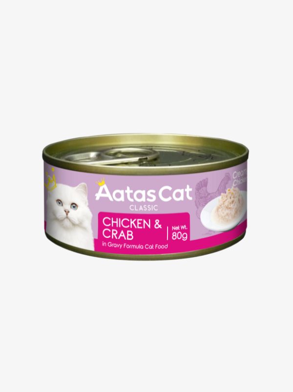 Aatas Cat Creamy Chicken & Crab 80g Aatas Cat Creamy Chicken & Crab 80g