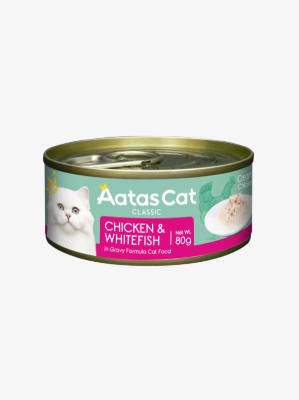 Aatas Cat Creamy Chicken & Whitefish 80g Aatas Cat Creamy Chicken & Whitefish 80g