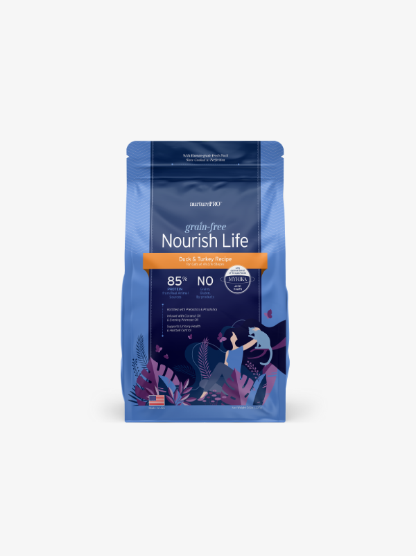 NurturePRO Nourish Life Grain Free Duck and Turkey Recipe for Cats 0.227kg NurturePRO Nourish Life Grain Free Duck and Turkey Recipe for Cats 0.227kg