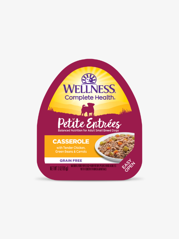 Wellness Complete Health Entrees Casserole Tender Chicken, Green Beans & Carrots 3 oz Wellness Complete Health Entrees Casserole Tender Chicken, Green Beans & Carrots 3 oz