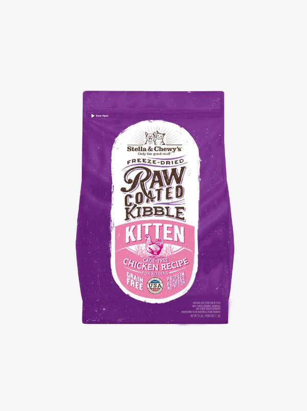Stella & Chewy's Freeze Dried Raw Coated Kibble Kitten Recipe 5lb