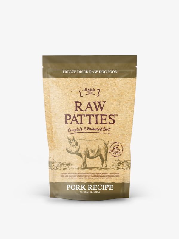 Absolute Bites Raw Patties Pork